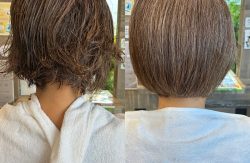 広がりやすい髪に！縮毛矯正で叶う美フォルムボブ